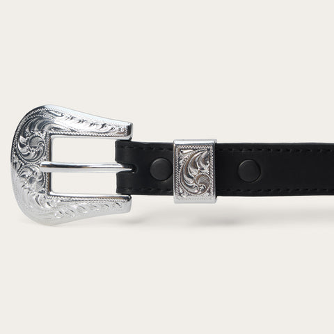 Black With Silver