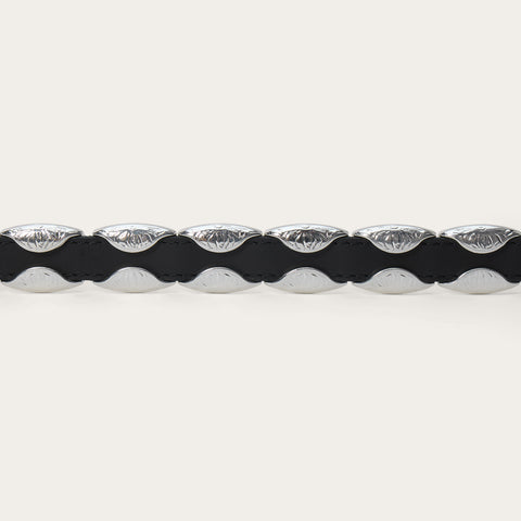 Black With Silver