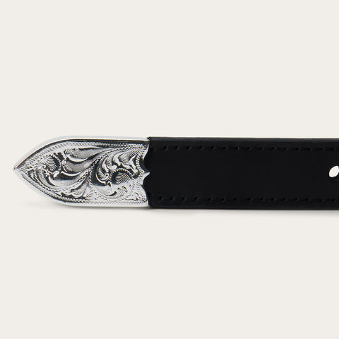 Black With Silver