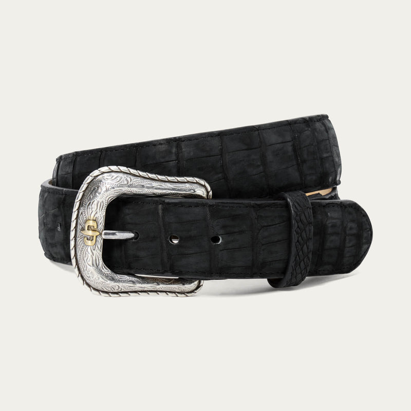 Matte Caiman Western Tab Belt | Stetson
