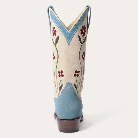 Washed Indigo Floral