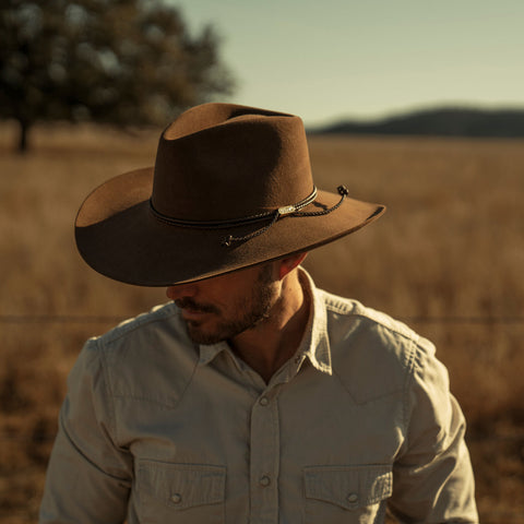 Stetson Carson 6X Felt Cowboy Hat Acorn / 7