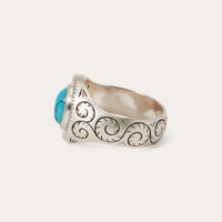 Filigree Ring with Turquoise