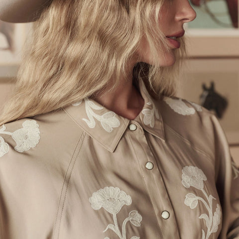 Stetson & THE GREAT. The Western Embroidered Herd Dress Stetson & THE GREAT. The Western Embroidered Herd Dress