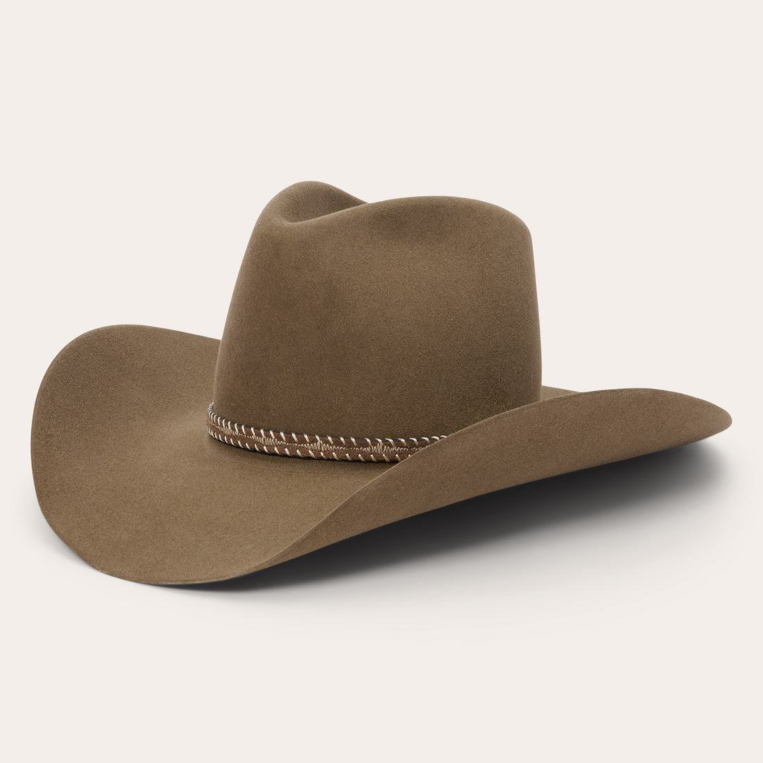 Stetson Wool Felt Markham Pinch Front Cowboy Hat in Beige main image 0