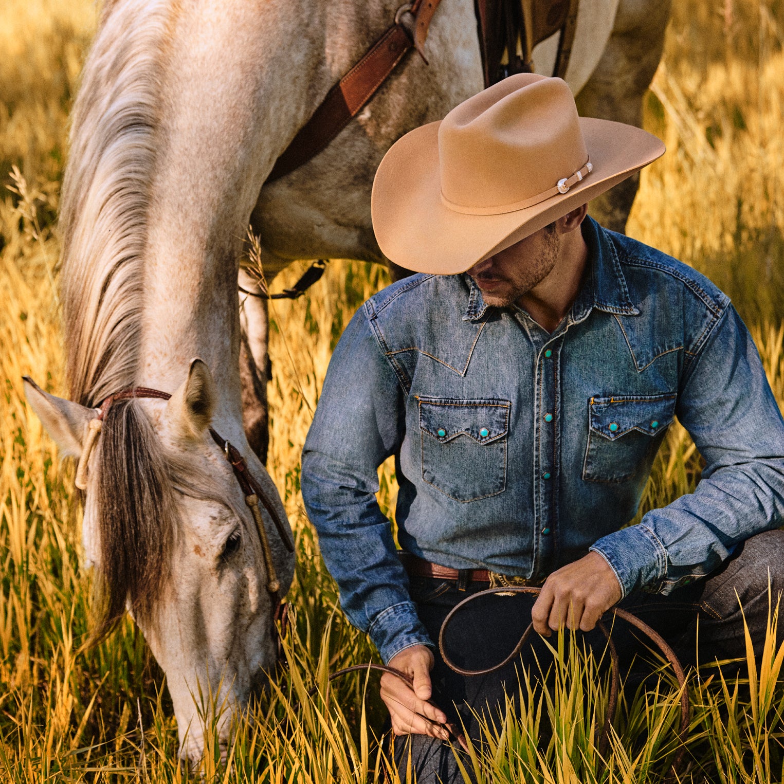 Stetson 10X Rancher Beaver Felt Hat - Mist Grey – RR Western Wear