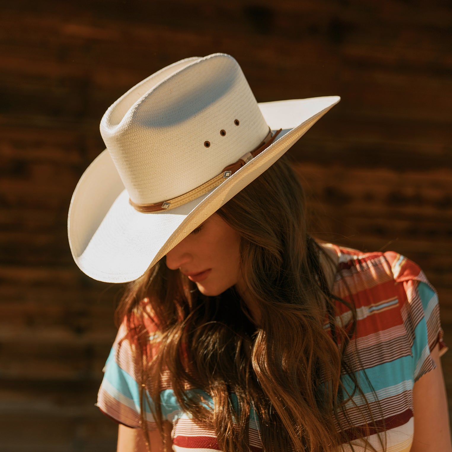 Cowboy Hat Straw Cover