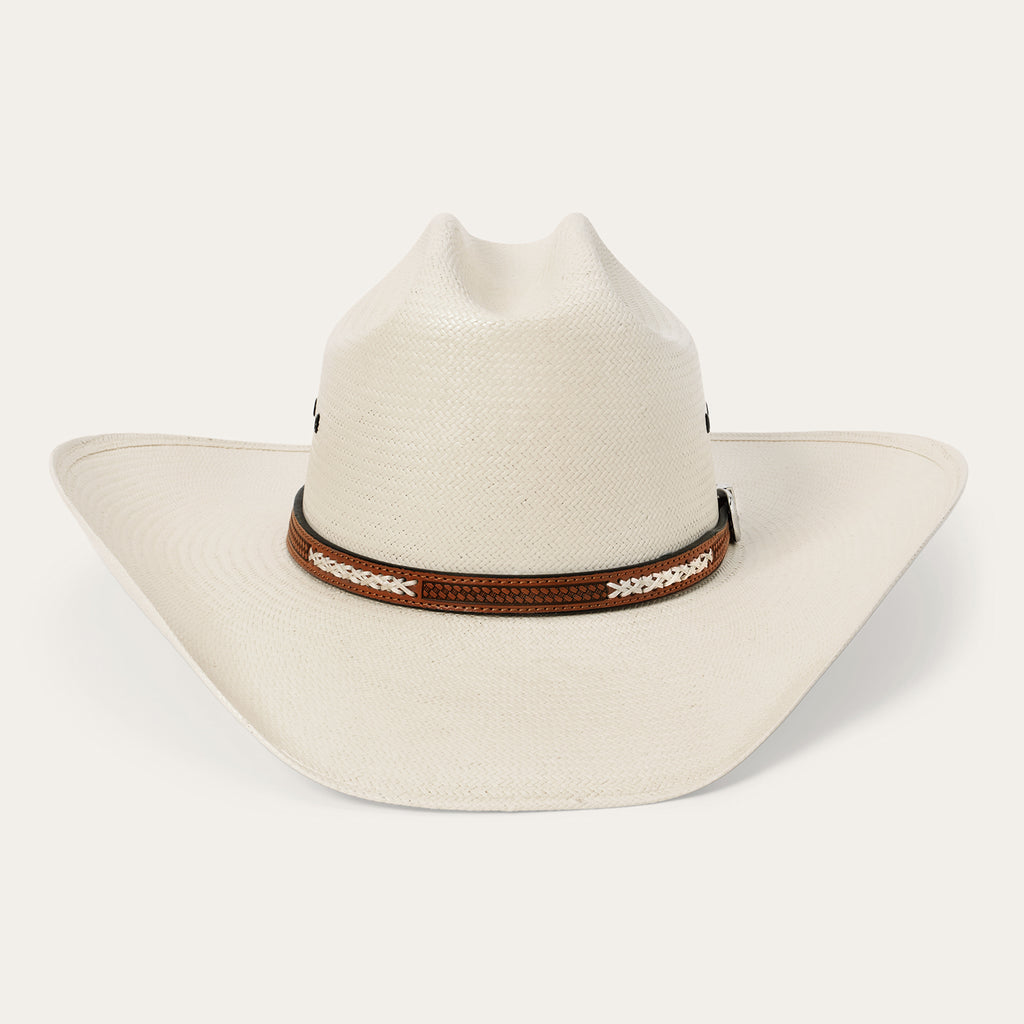 straw hat stetson short brim cowboy hat