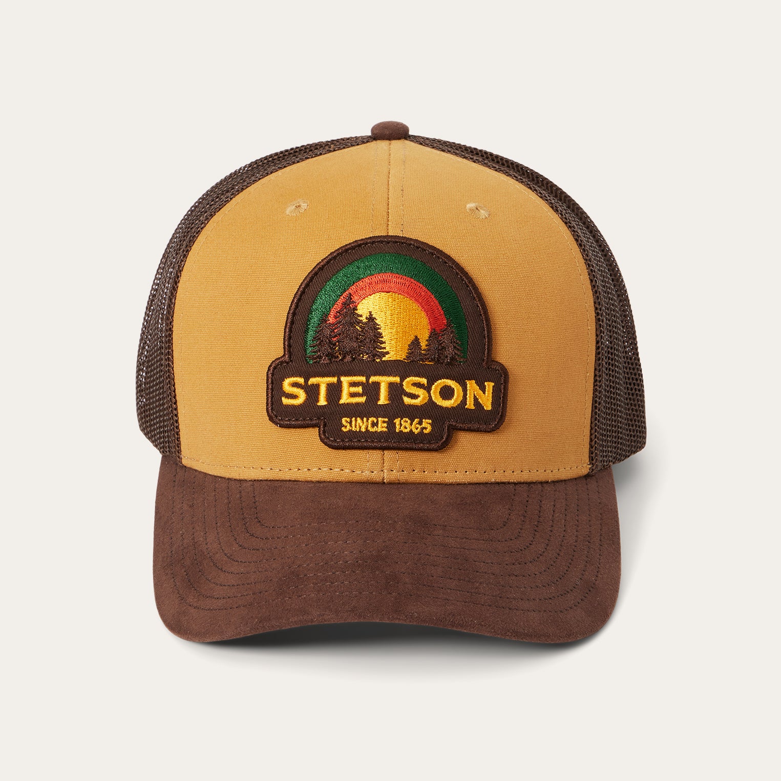 Stetson Rangers Cap Tan Sunset Trucker Cap | Stetson