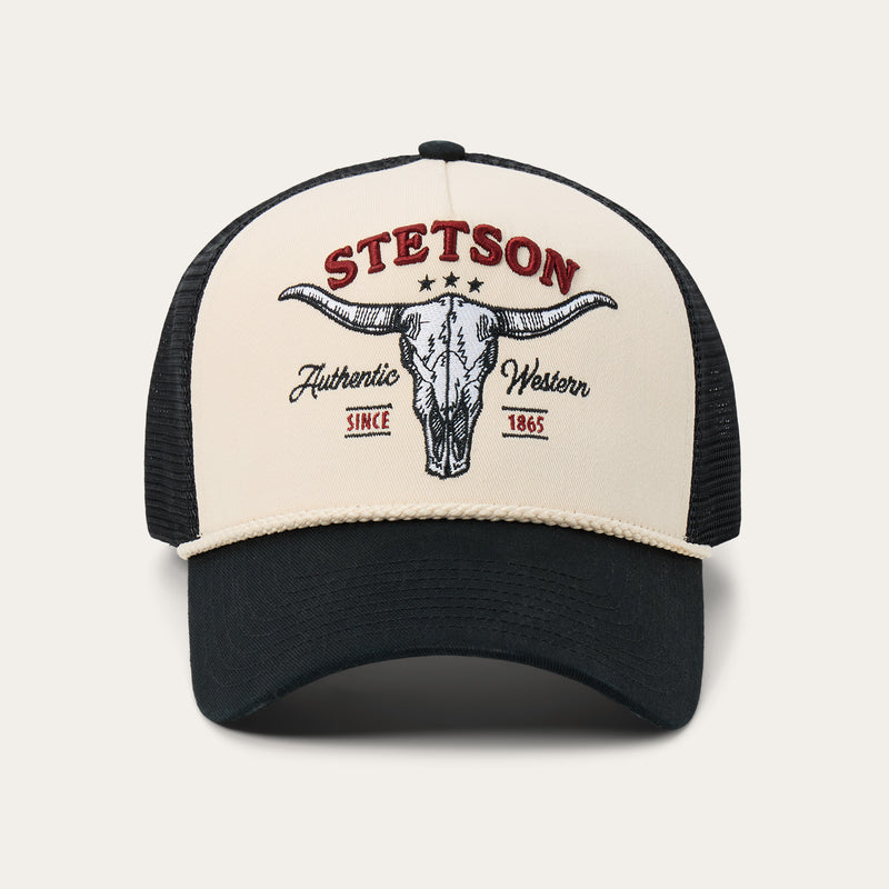 Skull Trucker Hat | Stetson display picture 3