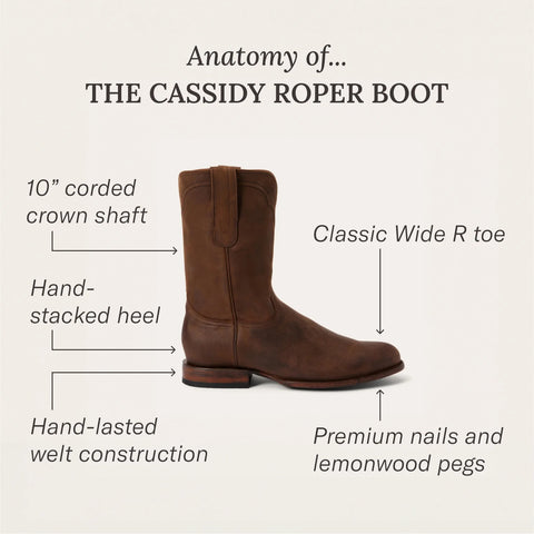 Cassidy Roper Boots Stetson