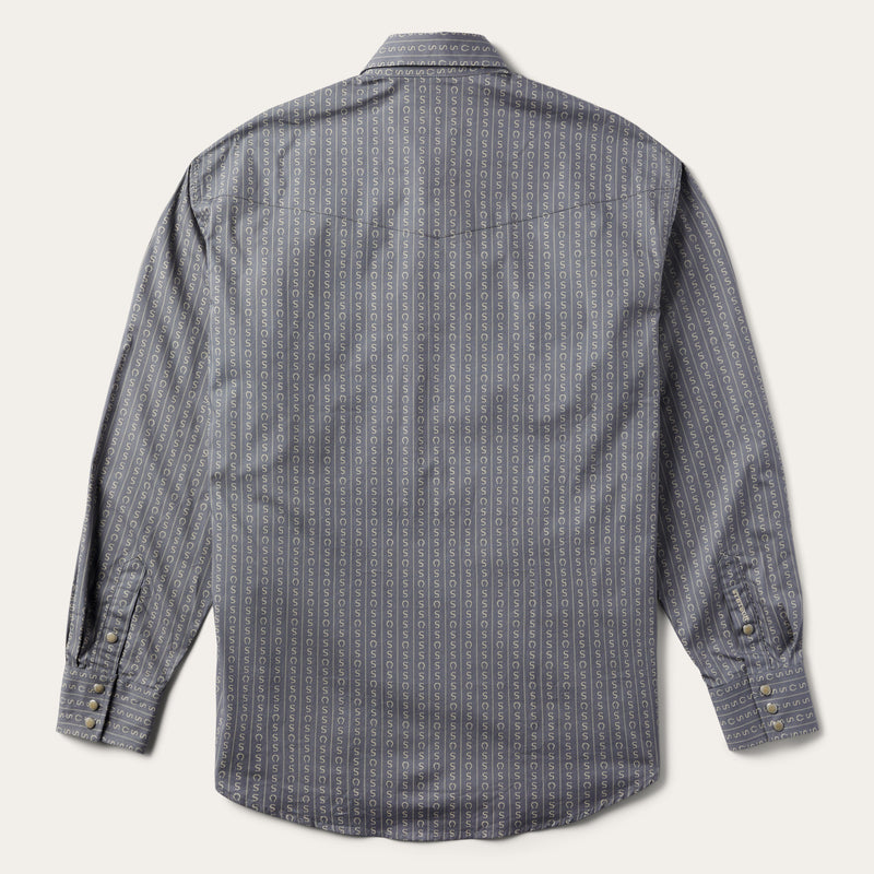 Horseshoe Stripe Print Shirt