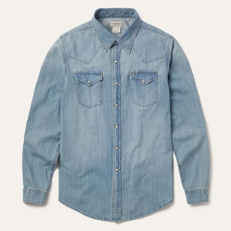 Stetson Men's Denim Shirts | Official Site Stetson Men's Denim Shirts | Official Site