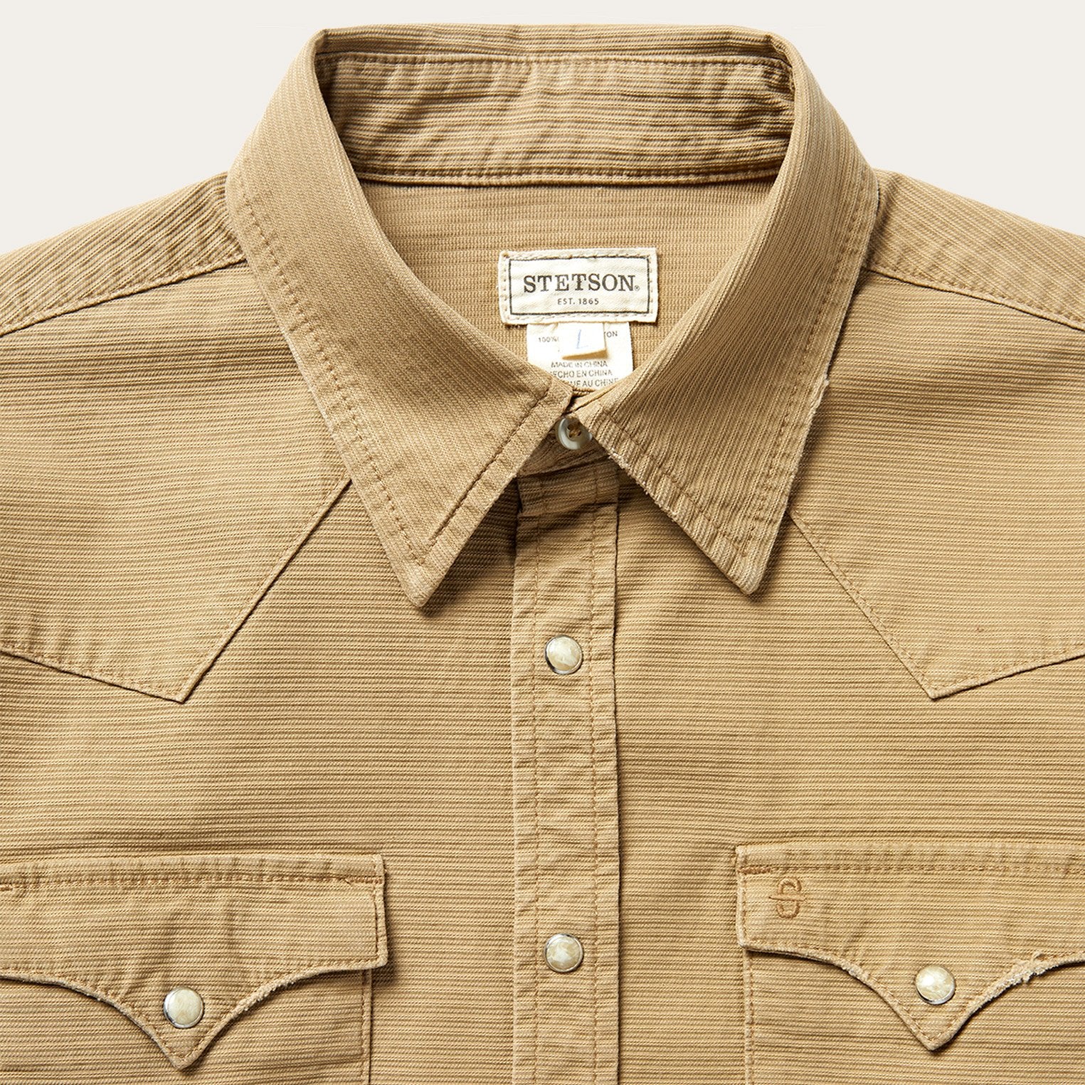 Premium Ribbed Western Shirt | Stetson