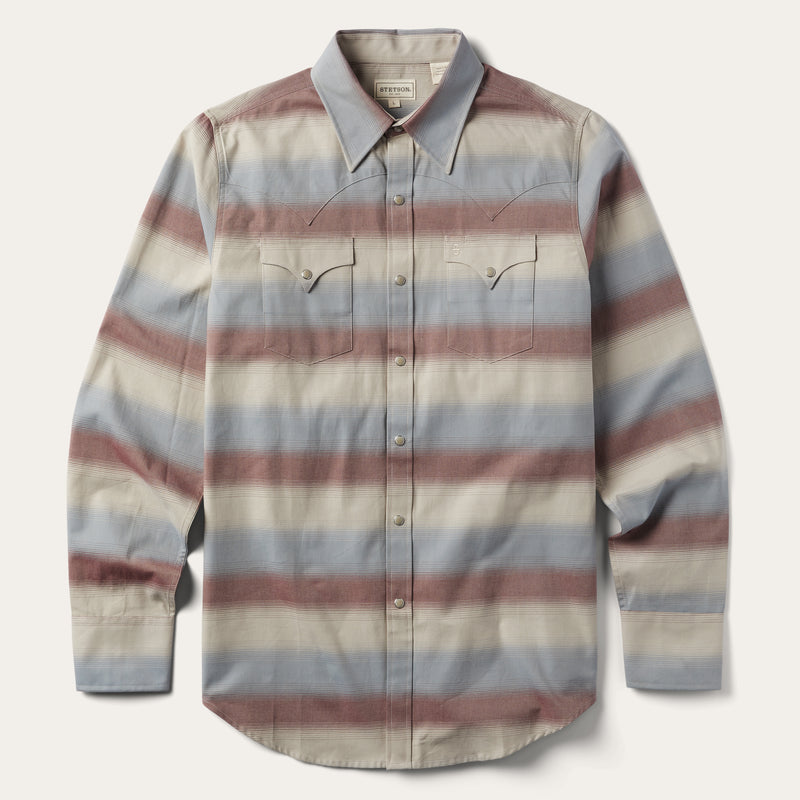 Ombre Stripe Twill Shirt