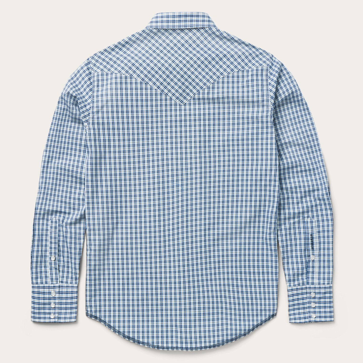 Modern Snap Front Shirt in Mini Check | Stetson