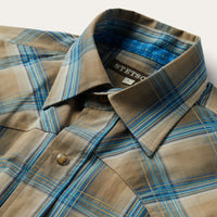 Khaki Ombre Plaid Shirt | Stetson