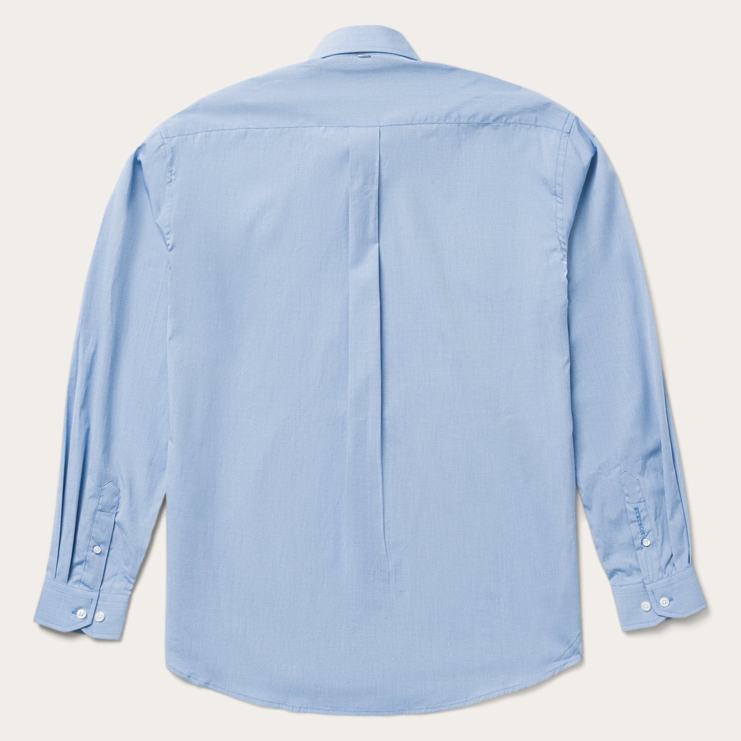 Stetson Men's End On End Solid Shirt, Blue / 2XL Stetson Men's End On End Solid Shirt, Blue / 2XL
