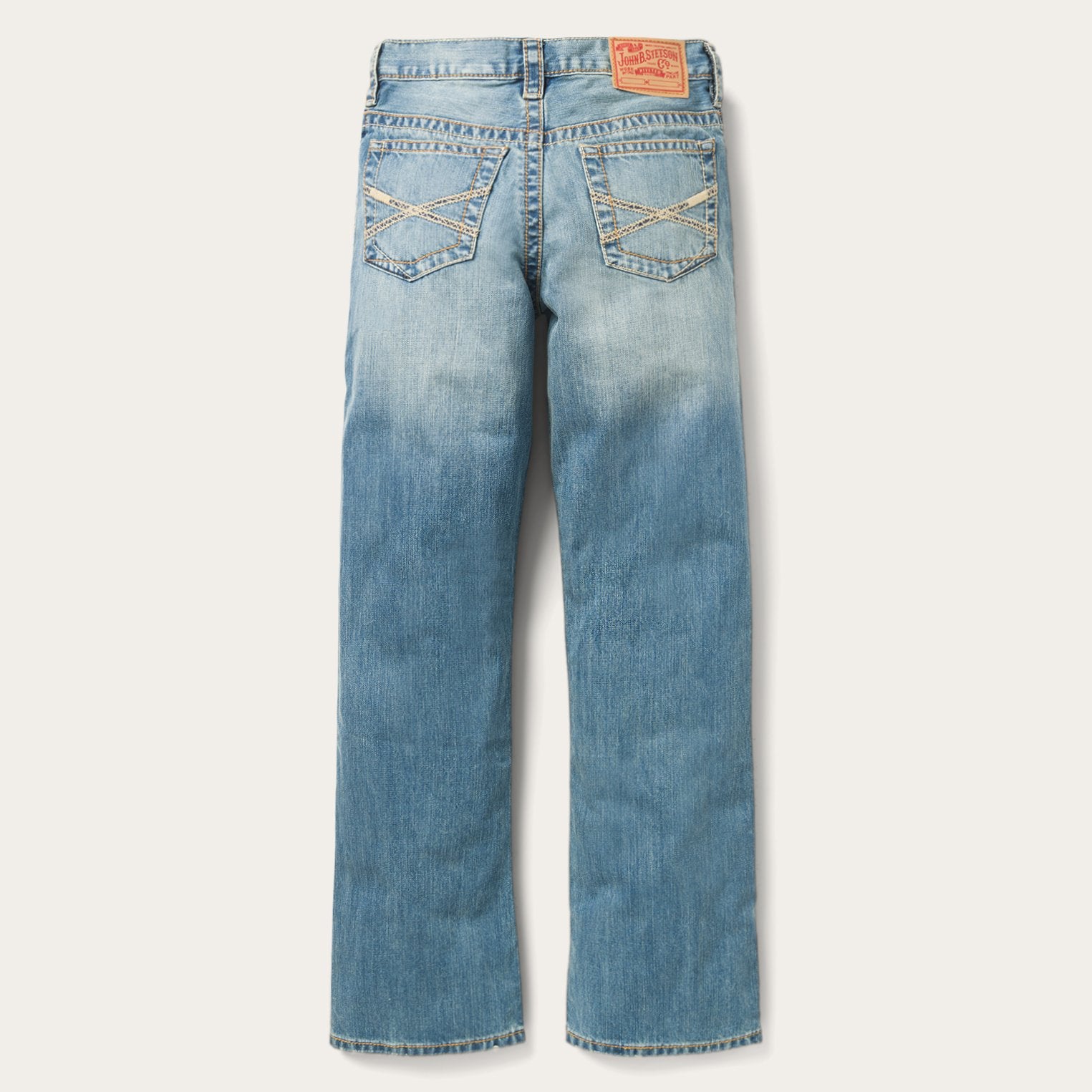 1520 Fit Light Wash Jeans With Tacking