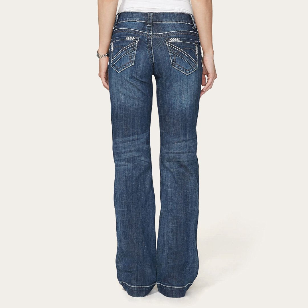 214 City Trouser Jeans With Chevron Back Pocket