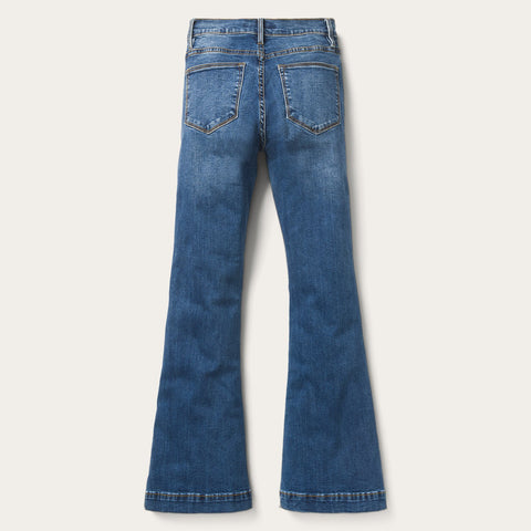 gina tricot Flared jeans in lt blue