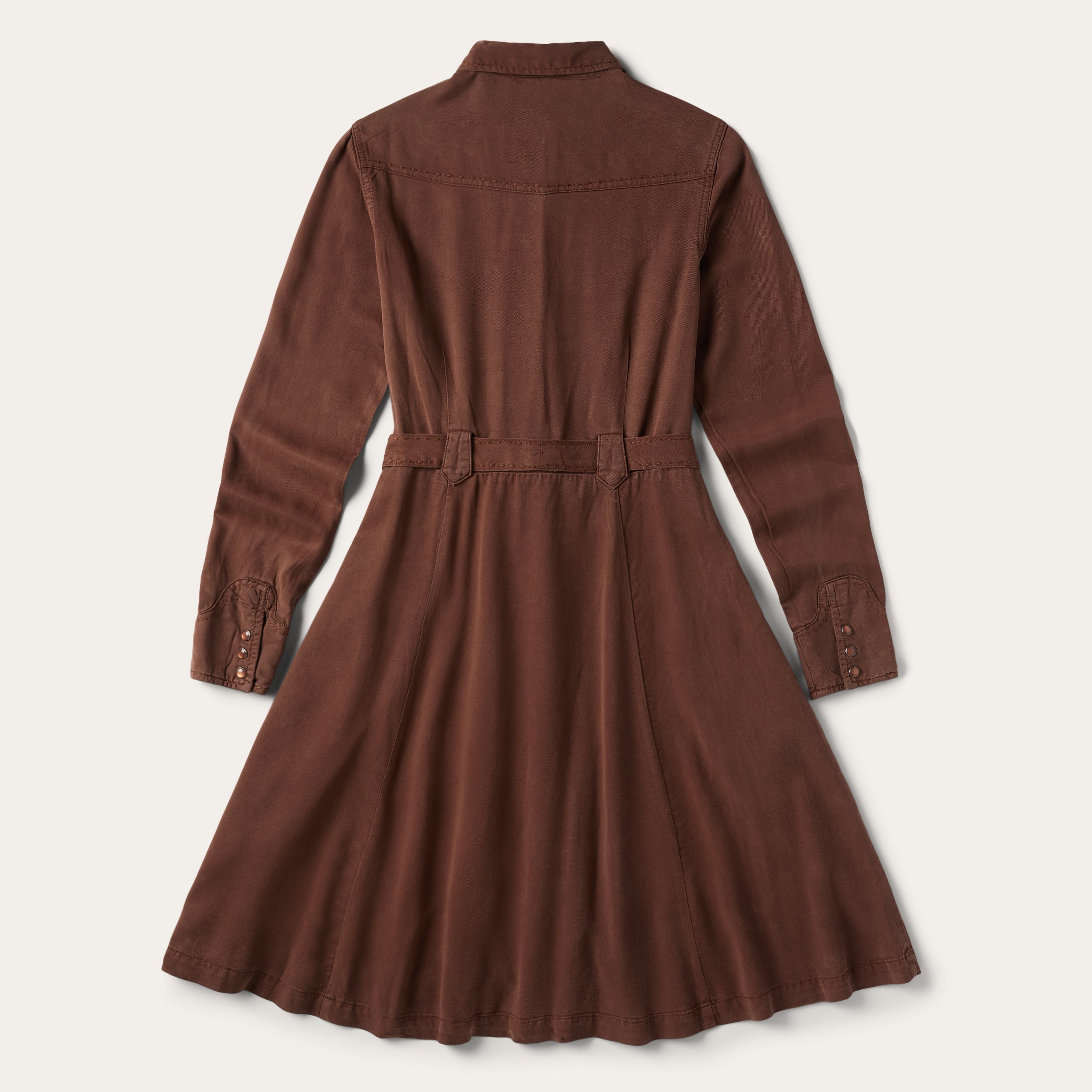 Buy Women Polyester Solid Full Sleeve Readymade Western Wear Fit And Flare  Dress Online In India At Discounted Prices