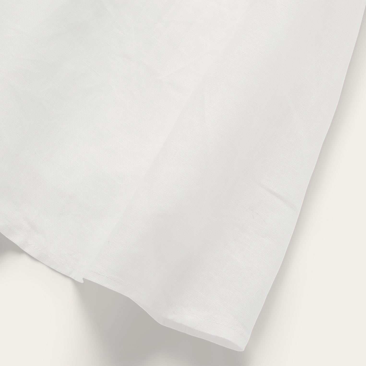 White Tonal Stripe Linen Shirt Dress | Stetson
