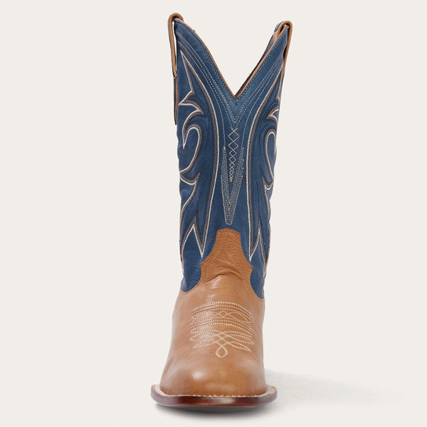 Casper Tan & Blue Matte Cowboy Boot | Stetson