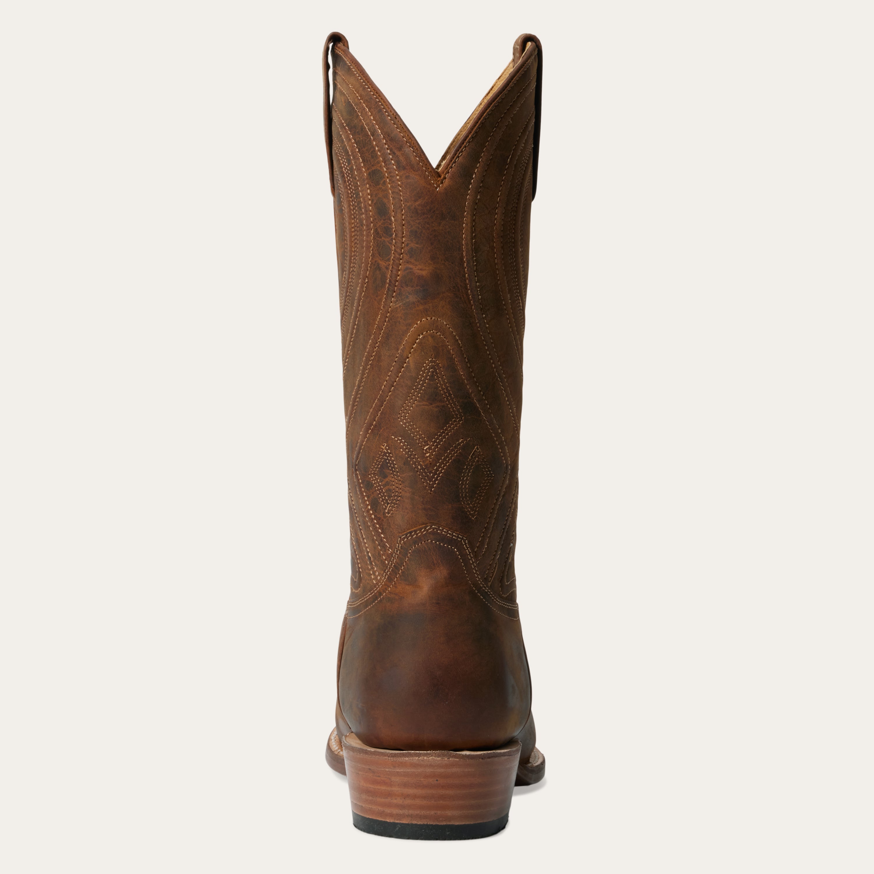 Stetson Men's Mossman Cutter Toe Cowboy Boots in Rugged Brown