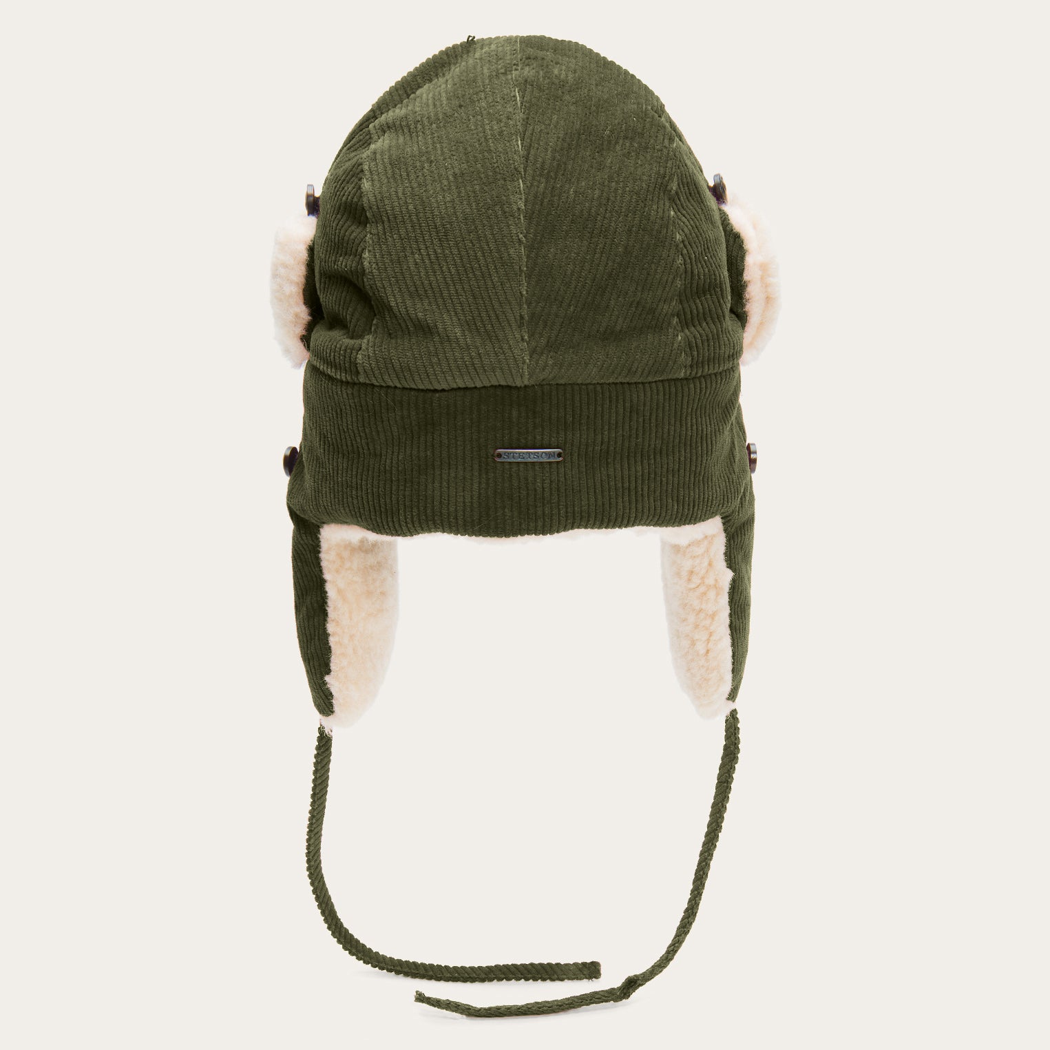 Buy Green Corduroy & Camo Fleece Trapper Hat 6-9 years, Accessories