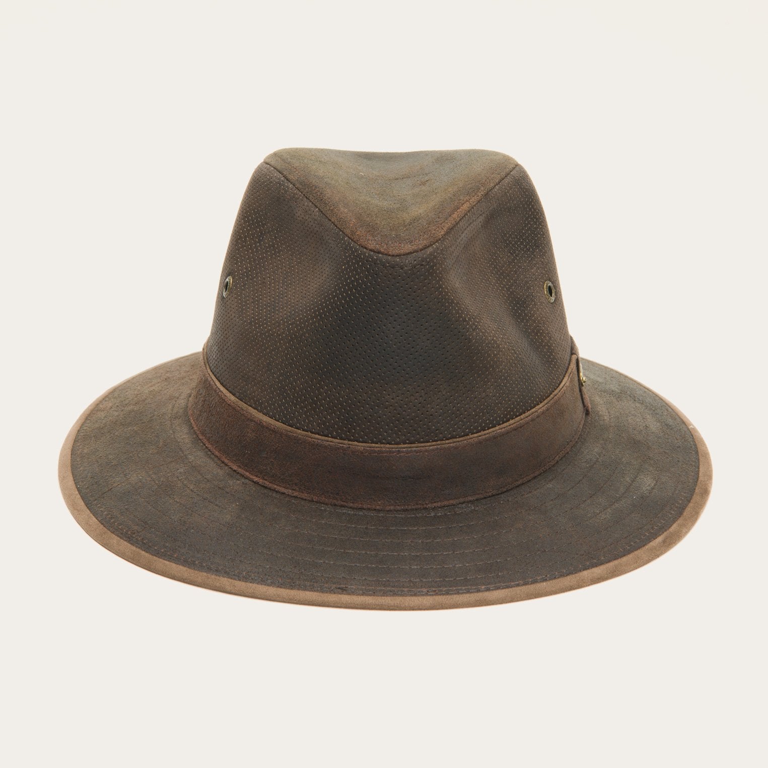 STETSON Weathered Leather Safari Hat