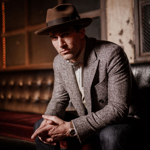stetson dress hats Whitehall Milan Straw Fedora Hat Tan/Mix / 7 kind hat showcases notable star Fedora Hats Stetson Dress Felt